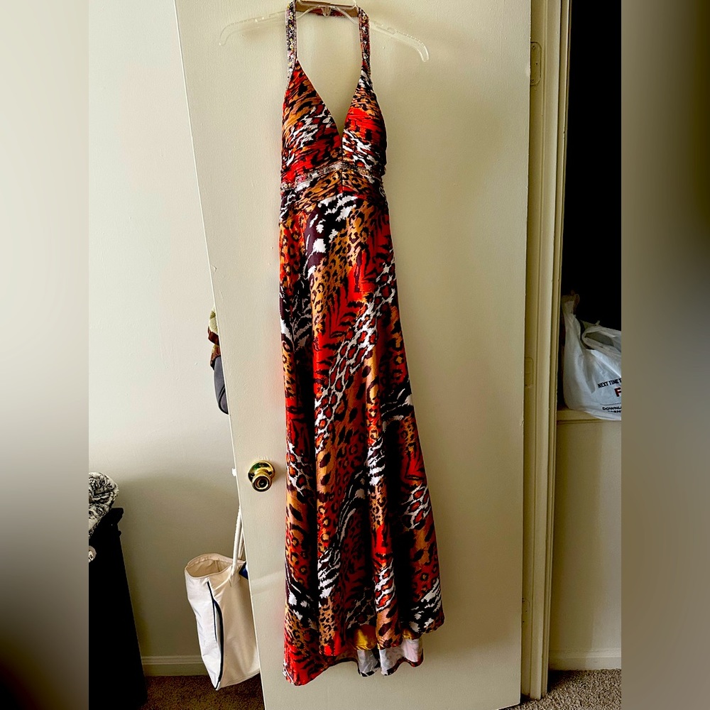 Tiffany Designs Animal Print Dress